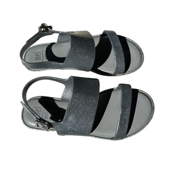 Mini Melissa Silver Sandals - Picture 5 of 6